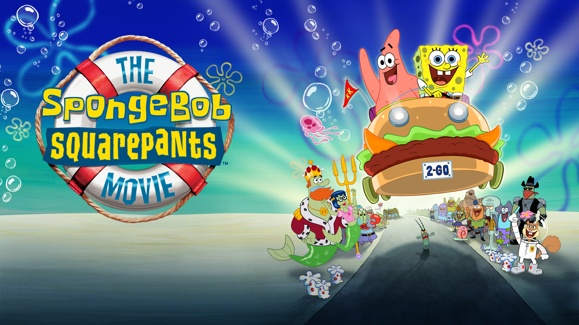 SpongeBob SquarePants takes leave from the town of Bikini Bottom in order to track down King Neptune